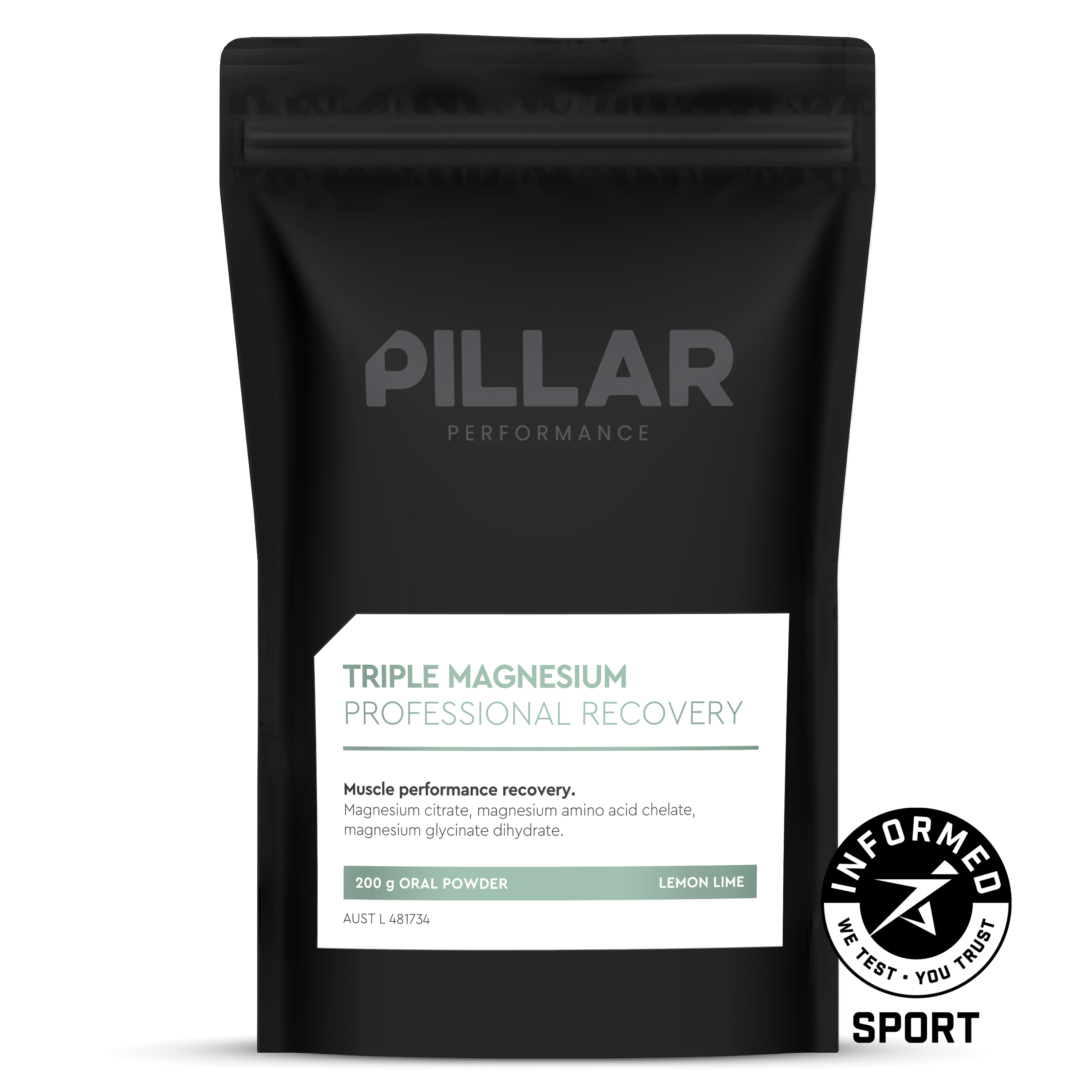 TRIPLE MAGNESIUM POWDER - Lemon Lime