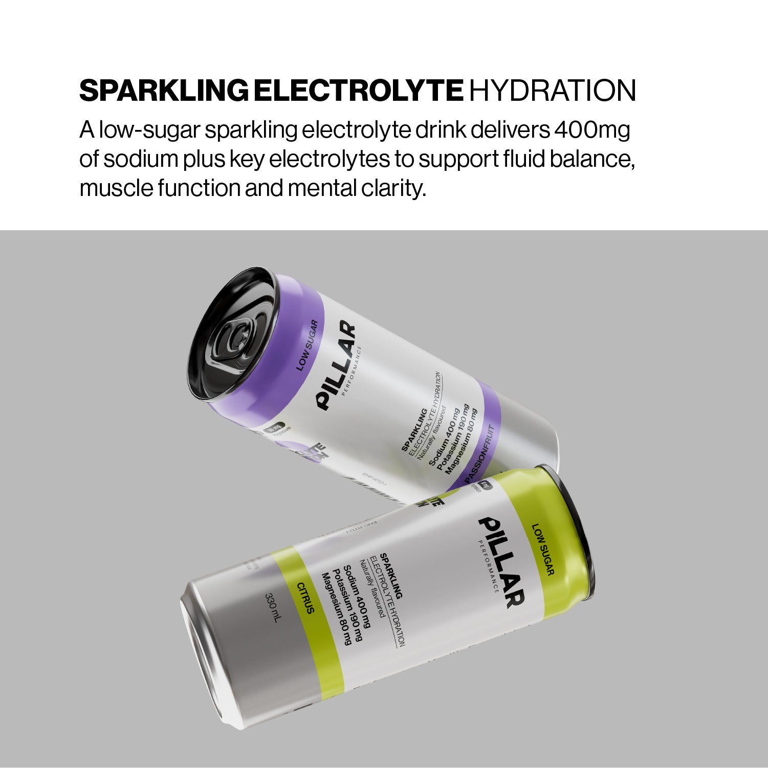 SPARKLING ELECTROLYTE HYDRATION