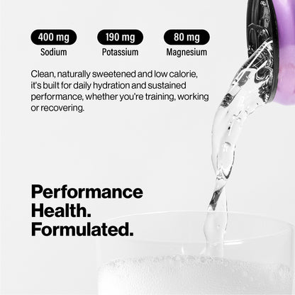SPARKLING ELECTROLYTE HYDRATION